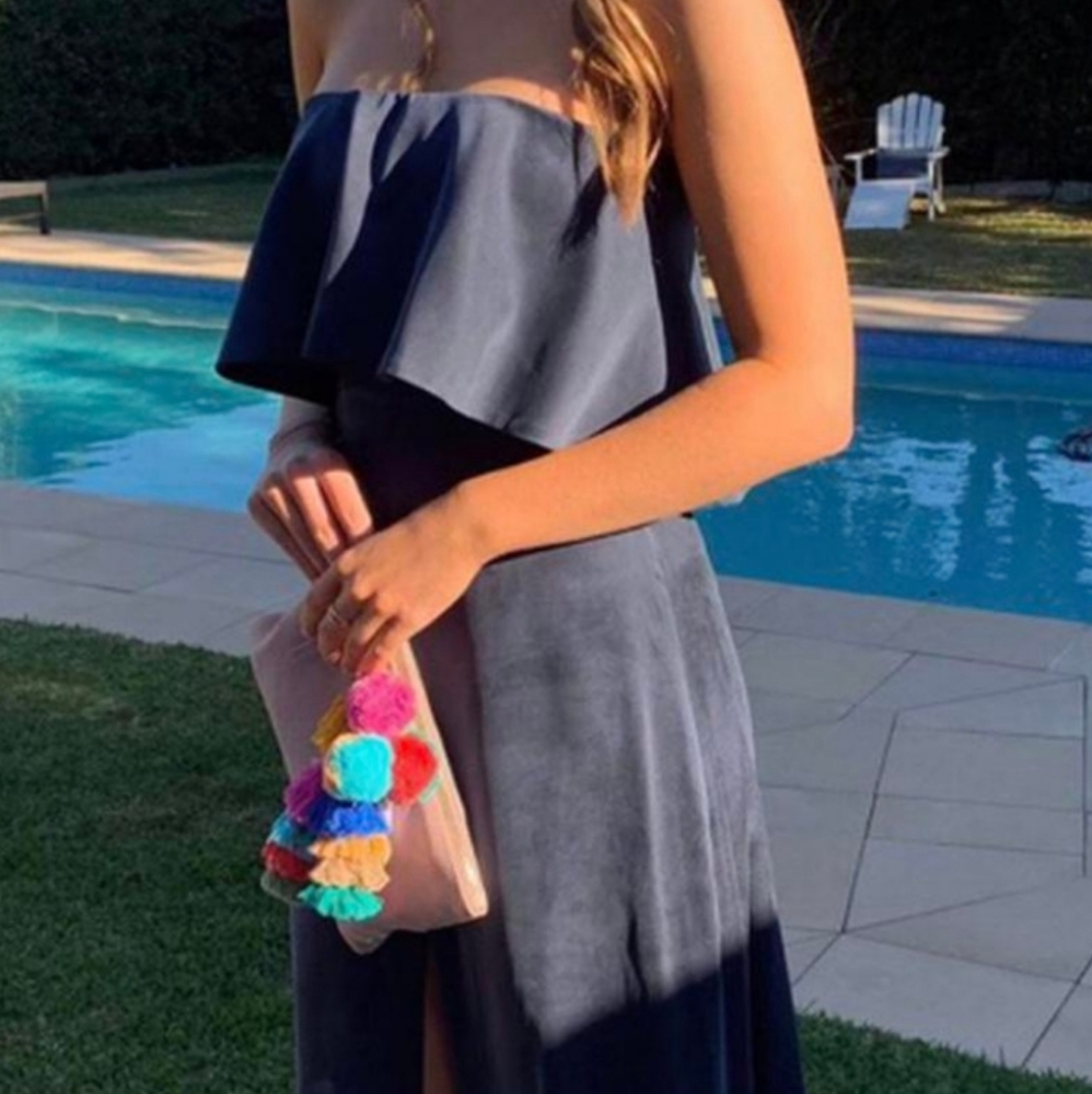 NEW ZIMMERMAN Silk Indigo Dress - Picture 7 of 7